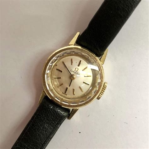 omega ladies watches vintage|14k omega vintage ladies watch.